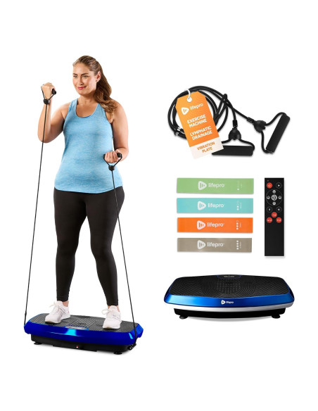 Plataforma de Vibración LifePro LP-HVT-BLU 3D - 99 Niveles