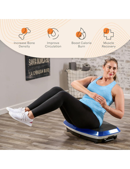 Plataforma de Vibración LifePro LP-HVT-BLU 3D - 99 Niveles