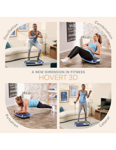 Plataforma de Vibración LifePro LP-HVT-BLU 3D - 99 Niveles