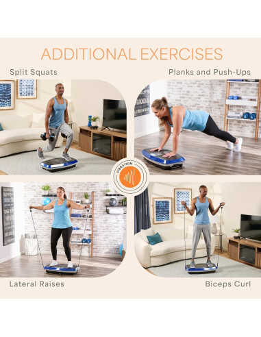 Plataforma de Vibración LifePro LP-HVT-BLU 3D - 99 Niveles