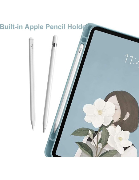 Funda Teclado Bluetooth YAOHAOXIN para Fire HD 10 Azul