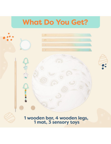 Gimnasio de Juego de Madera B. Toys Cielo Estrellado 0-2 años