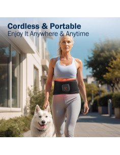 Cinturón Terapia Luz Roja Comfytemp 19W Recargable 177,8 cm 2