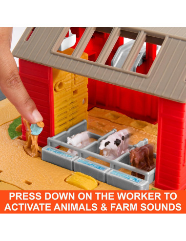 Coche de Juguete Matchbox Juego Granja Tractor 1:64