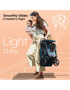 Carrito de viaje MAMAZING Ultra Air 5.26 kg con organizador 2