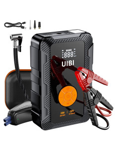 Arrancador de Salto UIBI X6 con Compresor 2500A 20000mAh