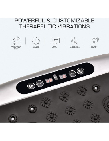 EILISON Placa de Vibración 816 - Fitness en Casa 136 kg