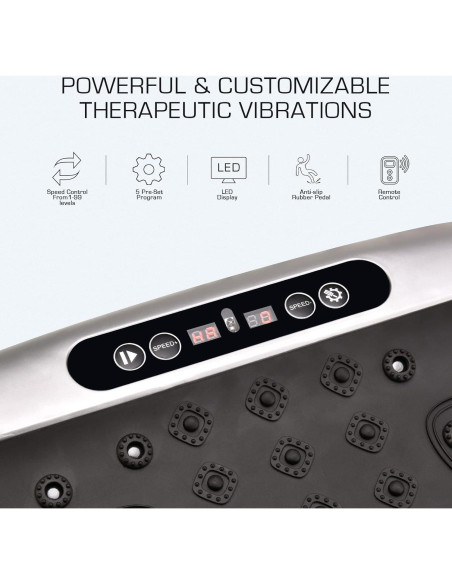 EILISON Placa de Vibración 816 - Fitness en Casa 136 kg