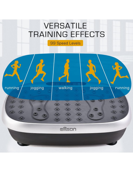 EILISON Placa de Vibración 816 - Fitness en Casa 136 kg