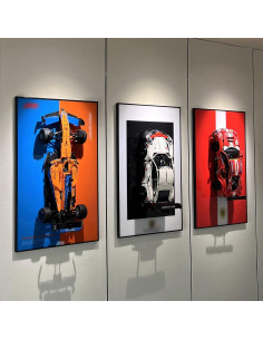 Tablero de Exhibición iLuane para LEGO Porsche 911 RSR 2