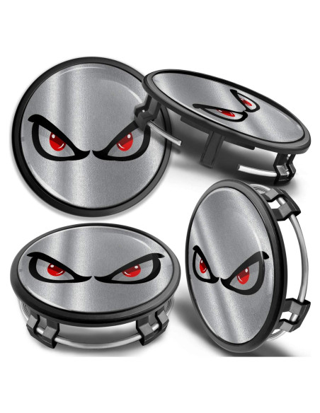 Juego de 4 Tapas de Centro 75mm SkinoEu para Mercedes