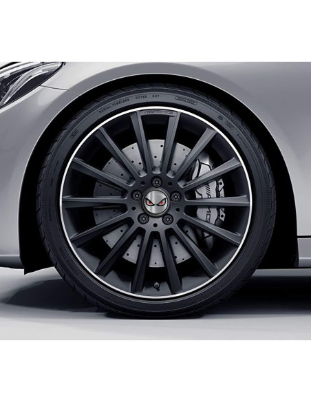 Juego de 4 Tapas de Centro 75mm SkinoEu para Mercedes