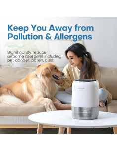 Purificador de aire POMORON MJ012H HEPA para hogar y oficina 2