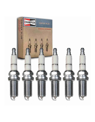 Bujías Champion Copper Plus 6 pcs para Land Rover LR2 3.2L L6
