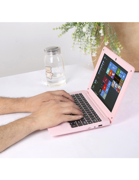 Laptop Goldengulf 10.1" FHD 32GB Rosa Ultra Ligera