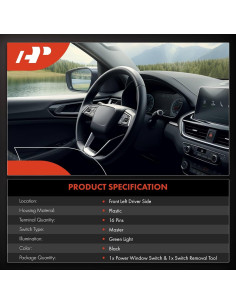 Interruptor Maestro Ventana Eléctrica A-Premium Land Rover 2