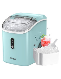 Máquina de Hielo Nugget Silonn SLIM17G1 Verde Compacta