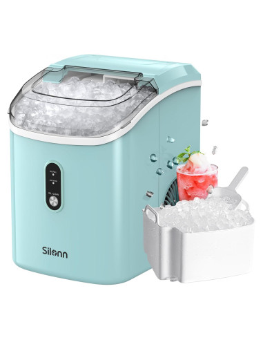 Máquina de Hielo Nugget Silonn SLIM17G1 Verde Compacta