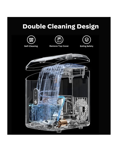 Máquina de Hielo Nugget Silonn SLIM17G1 Verde Compacta