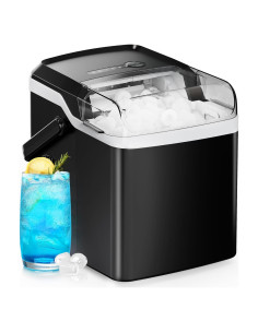Máquina de Hielo Silonn SLIM25B - 9 Cubos en 6 Minutos
