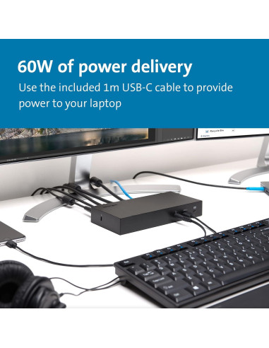 Estación de Acoplamiento USB-C Kensington SD4800P 135W