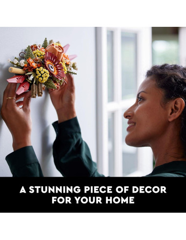 LEGO Icons Centro de Flores Secas 10314 - Flores Artificiales