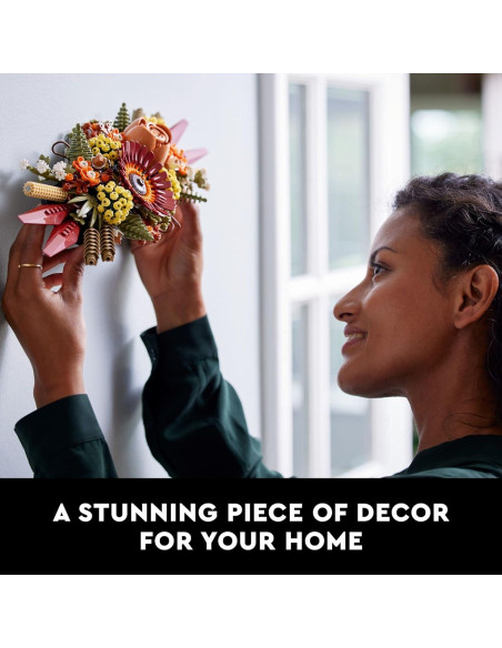 LEGO Icons Centro de Flores Secas 10314 - Flores Artificiales