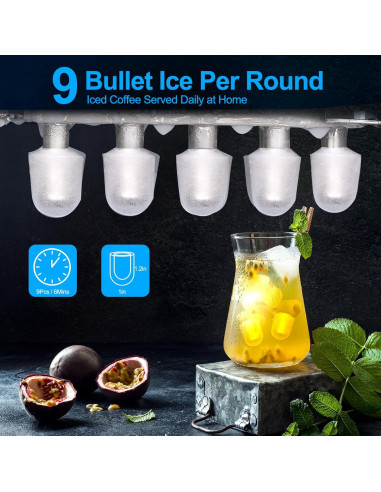 Máquina de Hielo Blayoon ZBJXK-01 Portátil 11,79 kg