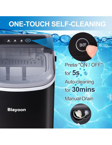 Máquina de Hielo Blayoon ZBJXK-01 Portátil 11,79 kg