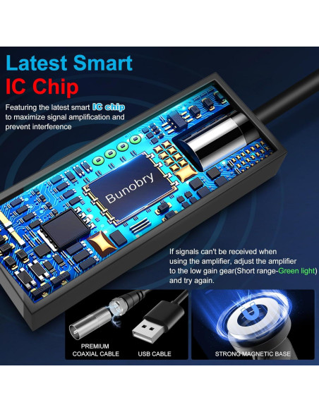 Antena de TV Digital Interior Bunobry AN-2041 4K 1080P