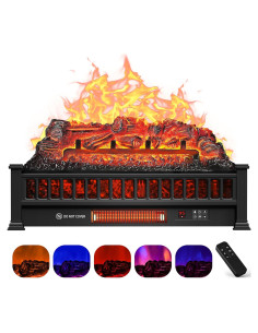 Chimenea Eléctrica Alpaca IN-26 1500W Control Remoto