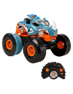 Juguete RC Hot Wheels Monster Trucks Rhinomite 1:12 Transformador