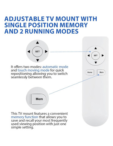 Soporte de TV Eléctrico TOPSKY TV02.01 32-75" Plegable