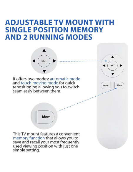 Soporte de TV Eléctrico TOPSKY TV02.01 32-75" Plegable