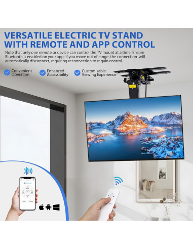 Soporte de TV Eléctrico TOPSKY TV02.01 32-75" Plegable