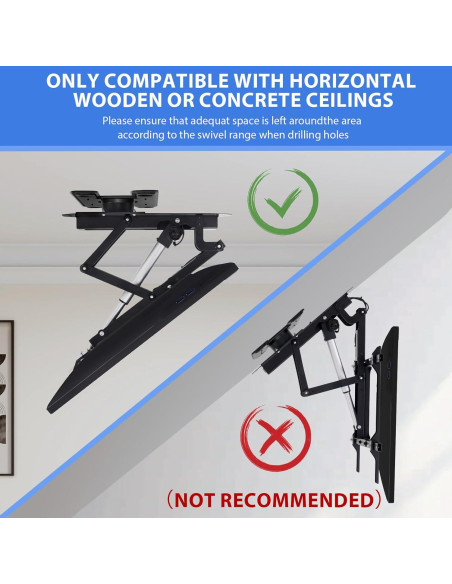 Soporte de TV Eléctrico TOPSKY TV02.01 32-75" Plegable