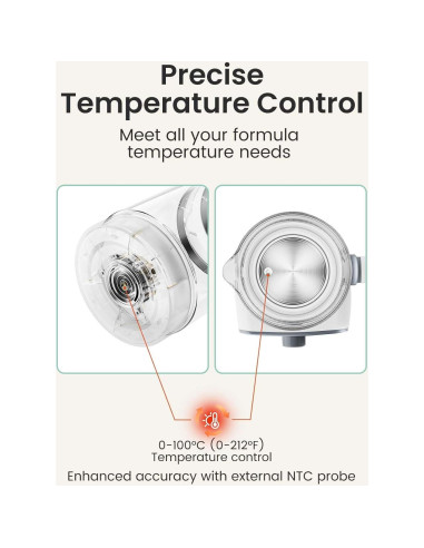 Calentador Instantáneo GROWNSY 1.2L Control Temperatura