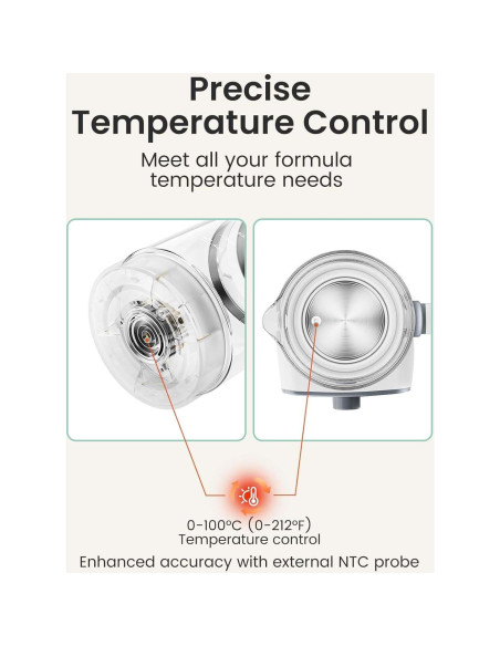 Calentador Instantáneo GROWNSY 1.2L Control Temperatura