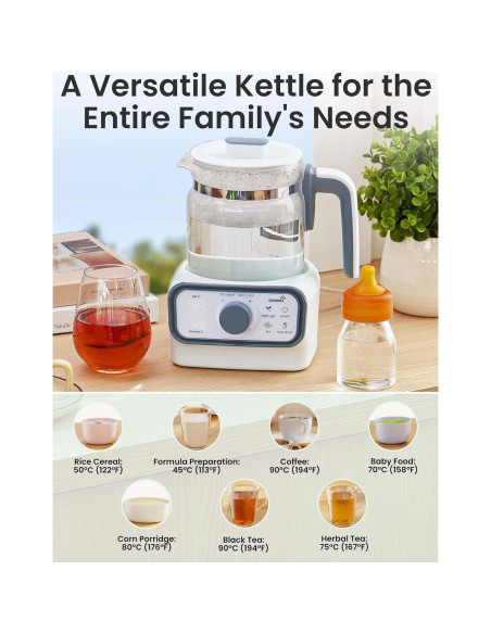 Calentador Instantáneo GROWNSY 1.2L Control Temperatura