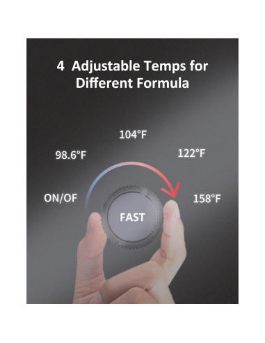 Calentador de Agua para Bebés HEYVALUE K301 4 Temperaturas