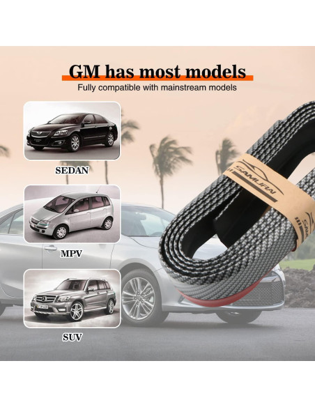 Labio Frontal Miytsya 2.5M Fibra de Carbono para Auto