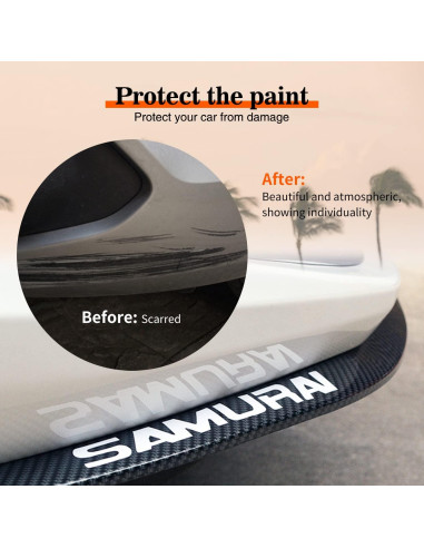 Labio Frontal Miytsya 2.5M Fibra de Carbono para Auto