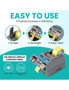 Cortadora de Cinta TEEAOE 999mm Automática y Manual 2