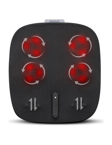 Masajeador de pies Nekteck NK-FM10 con calor y 6 cabezales