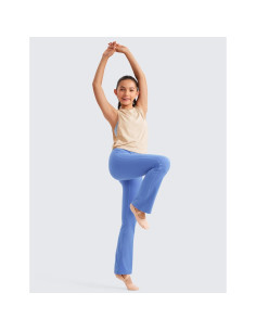 Leggings Flare Niñas CRZ YOGA Cintura Alta Butterluxe 2