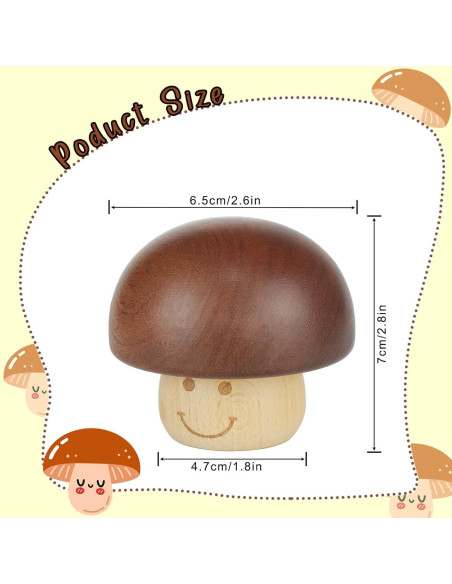 Caja Musical Eres Mi Sol de Madera - Regalo Vintage Hongo