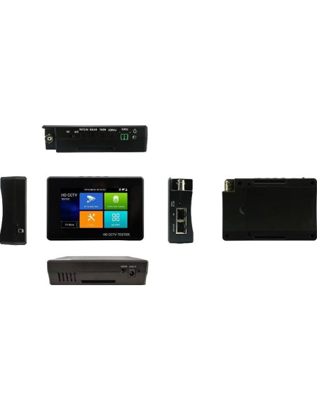 Probador CCTV 5 en 1 EVERSECU 4" Pantalla Táctil 4K