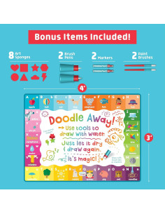 Alfombra de Dibujo Aqua Draw Chuckle & Roar 1.22m x 0.91m 2