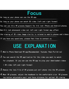 Auriculares VR HD VR SHINECON 3D para iPhone y Android 2