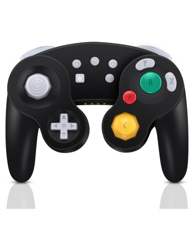 Controlador Inalámbrico Gamecube ADHJIE para Switch - Negro
